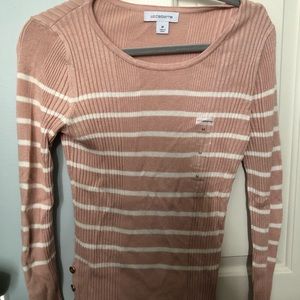 Liz Claiborne new pink sweater